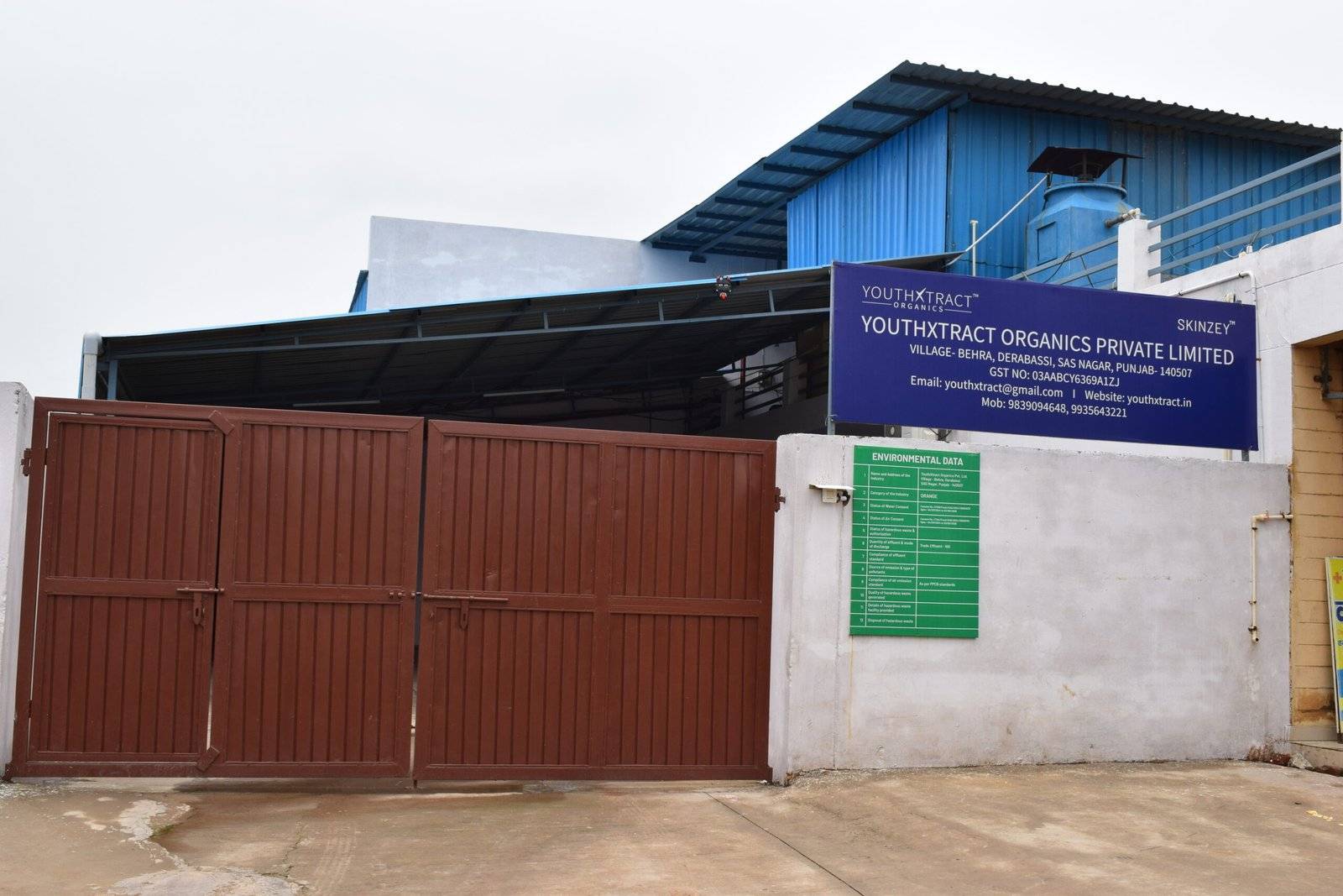 YouthXtract Organics Unit Machinery outer