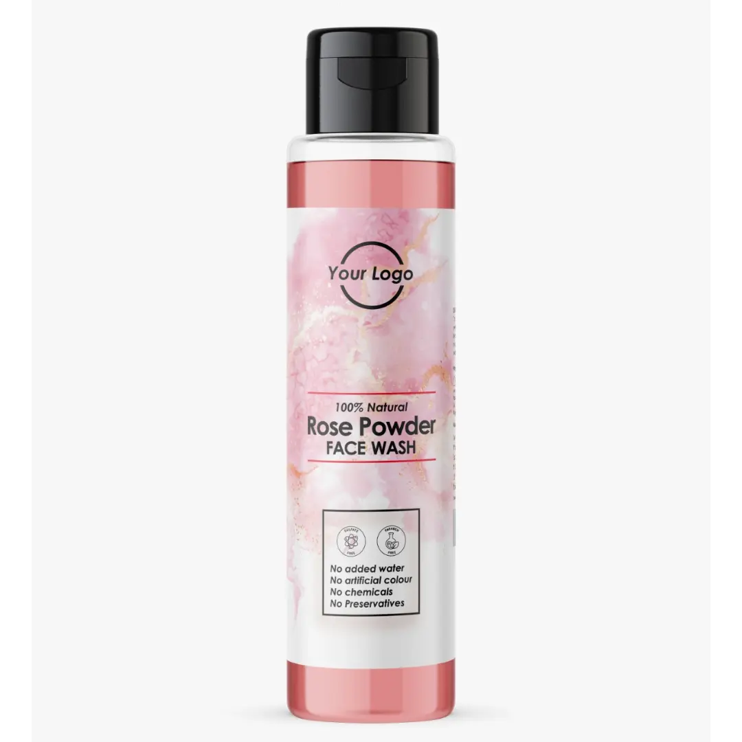 Private Label Rose Powder Facewash