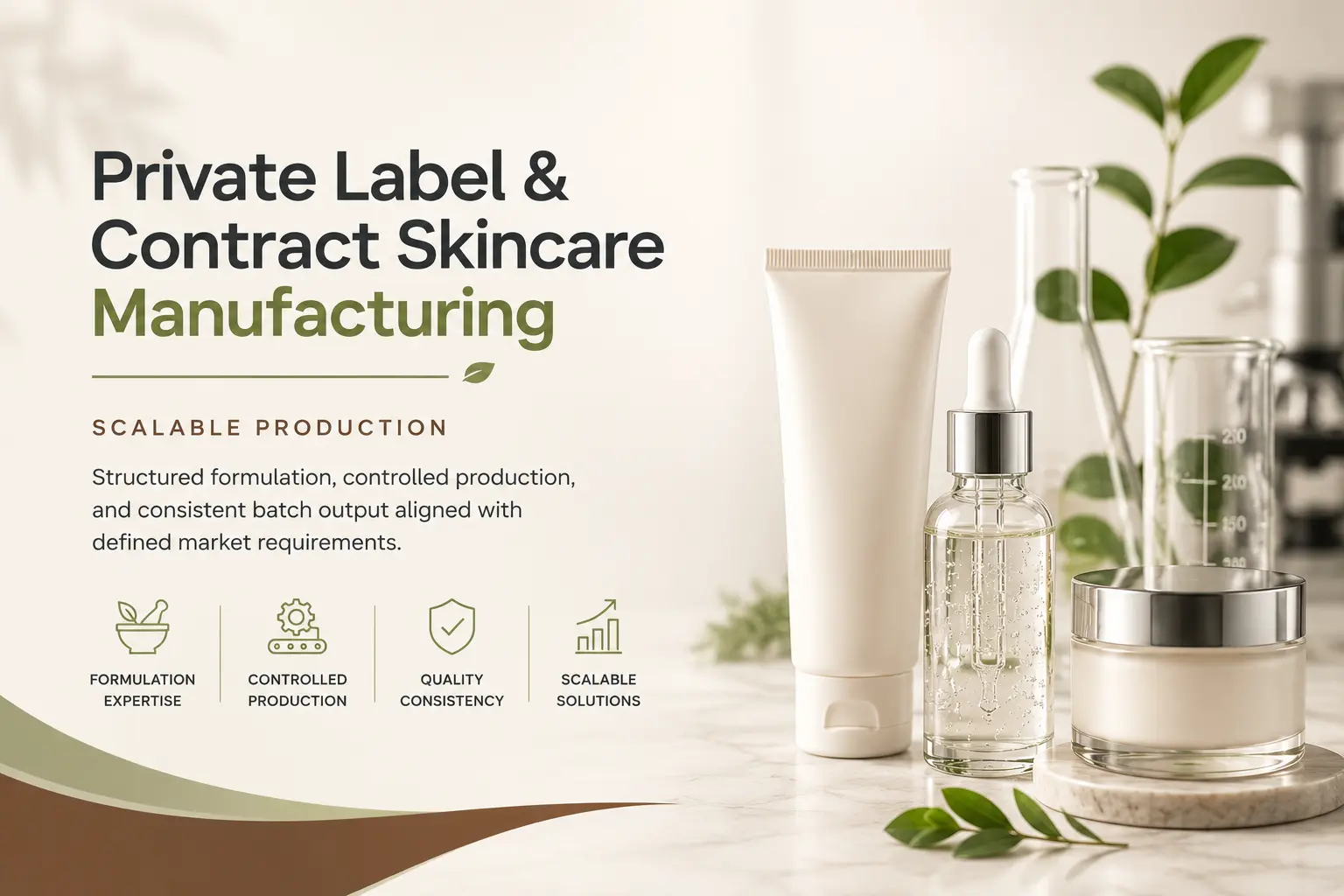 Private Label & Contract Skincare Manufacturing Partner